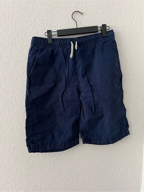 Place Navy Elastic Waist Shorts with White Size Tag